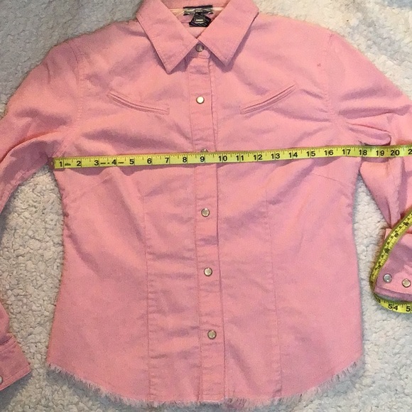 Blue Asphalt 🤠 Corduroy Snap Down w/fringe - Picture 6 of 7